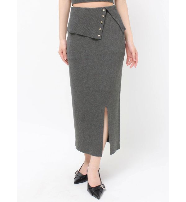 RESEXXY「ウエストデザインタイトニットスカート【セットアップ着用可能】」|スカート|