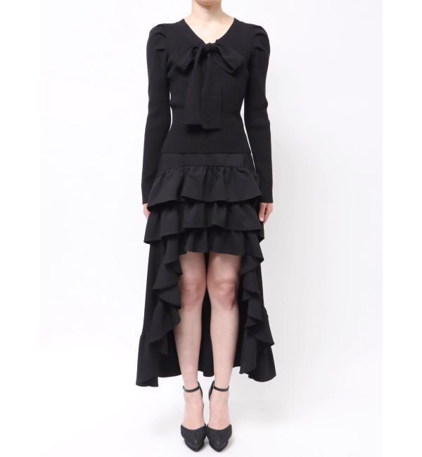 RESEXXY「ボウタイニットトップス」|ニット・セーター|