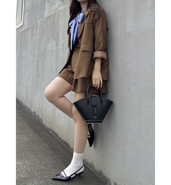 dazzlin「ペプラムタックボウタイブラウス」|シャツ・ブラウス|