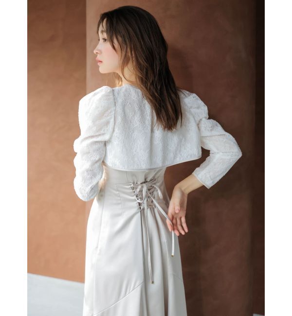 dazzlin「【藤井サチコラボ】ボレロSETサテンキャミドレス」|ワンピース|