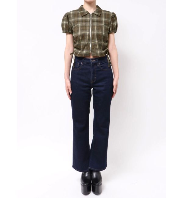 EMODA「ストリングリボンジップシャツトップ」|Tシャツ・カットソー|