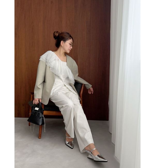 MERCURYDUO「【OUNNOUN】ロングビスチェトップス」|シャツ・ブラウス|