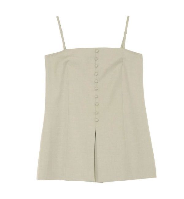 MERCURYDUO「【OUNNOUN】ロングビスチェトップス」|シャツ・ブラウス|ベージュ