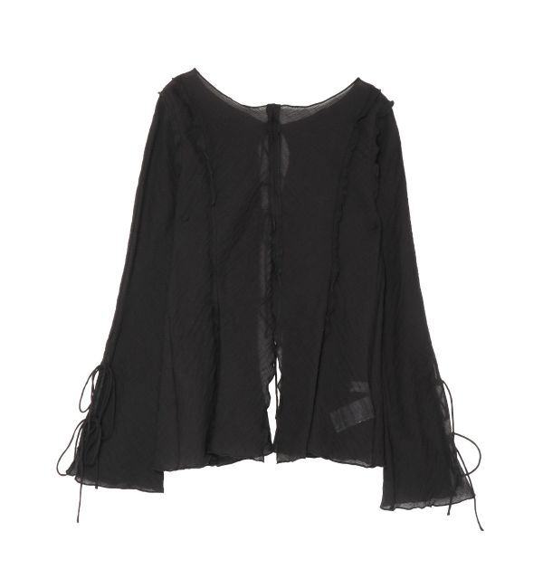 MERCURYDUO「【OUNNOUN】楊柳2WAYフレアスリーブブラウス」|シャツ・ブラウス|