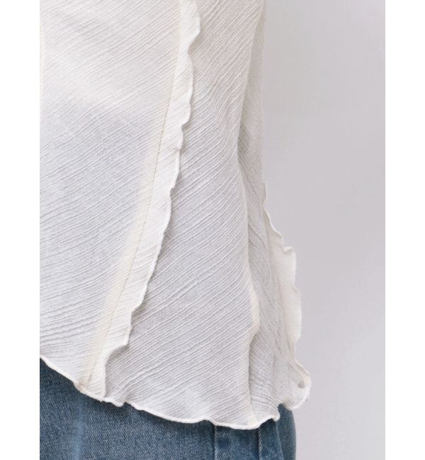 MERCURYDUO「【OUNNOUN】楊柳2WAYフレアスリーブブラウス」|シャツ・ブラウス|