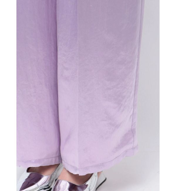 MERCURYDUO「【OUNNOUN】ドロストサテンリラックスパンツ」|その他|