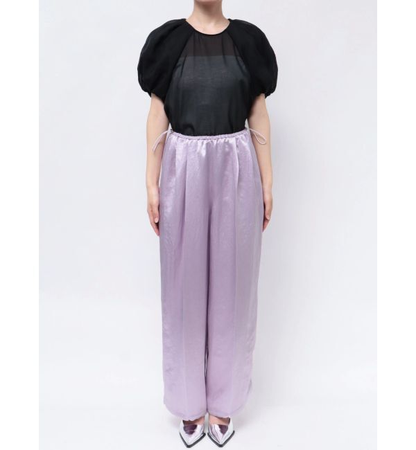 MERCURYDUO「【OUNNOUN】ドロストサテンリラックスパンツ」|その他|