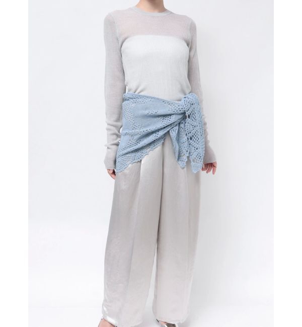 MERCURYDUO「【OUNNOUN】クロシェスカーフ」|バンダナ・スカーフ|