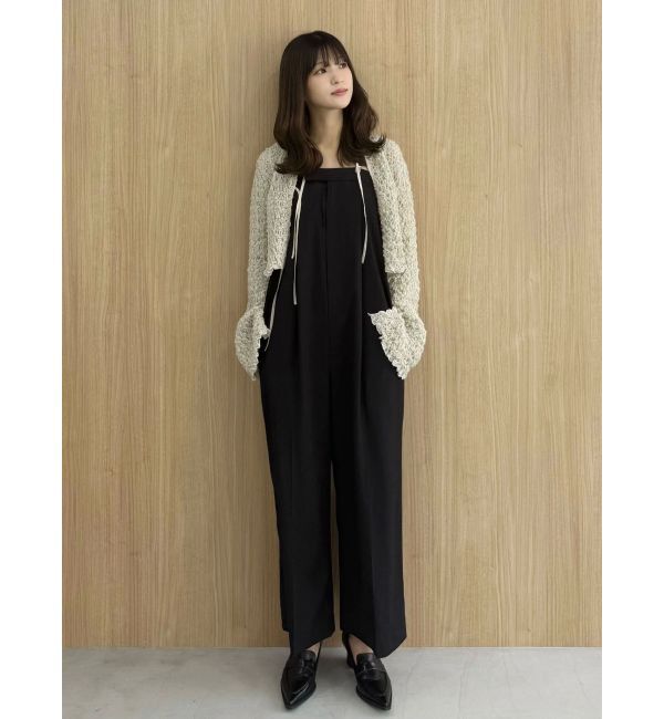 MERCURYDUO「【OUNNOUN】シュリンクシャーリングクロップドブラウス」|シャツ・ブラウス|