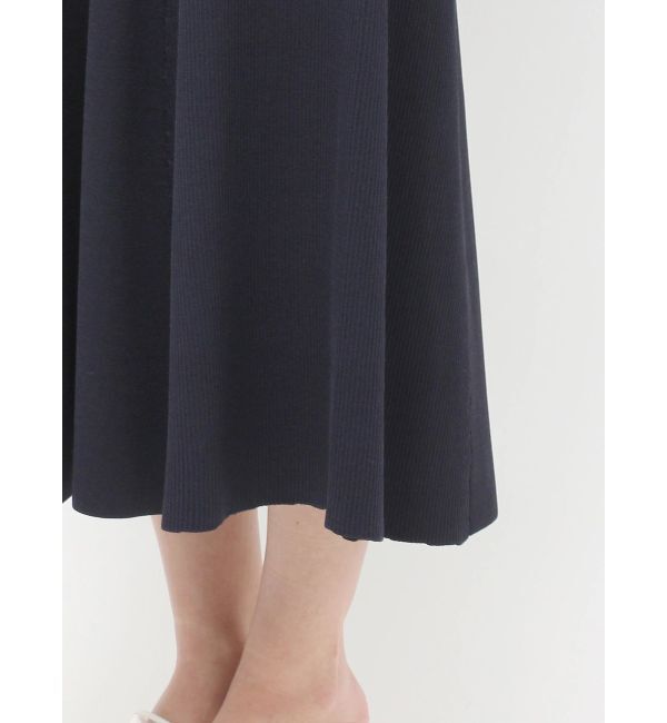 MERCURYDUO「ポロ衿ラッフルニットワンピース」|ワンピース|
