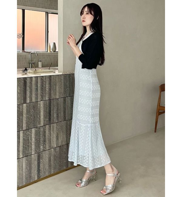 MERCURYDUO「2WAYシアーコンパクトカーディガン」|カーディガン|