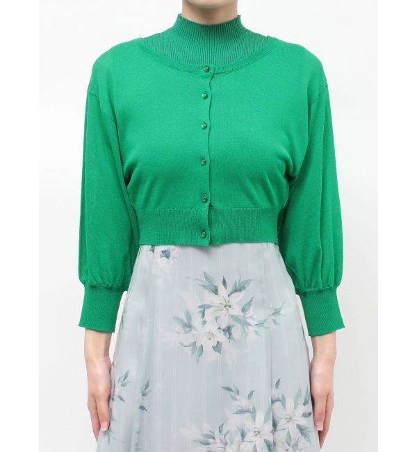 MERCURYDUO「2WAYシアーコンパクトカーディガン」|カーディガン|