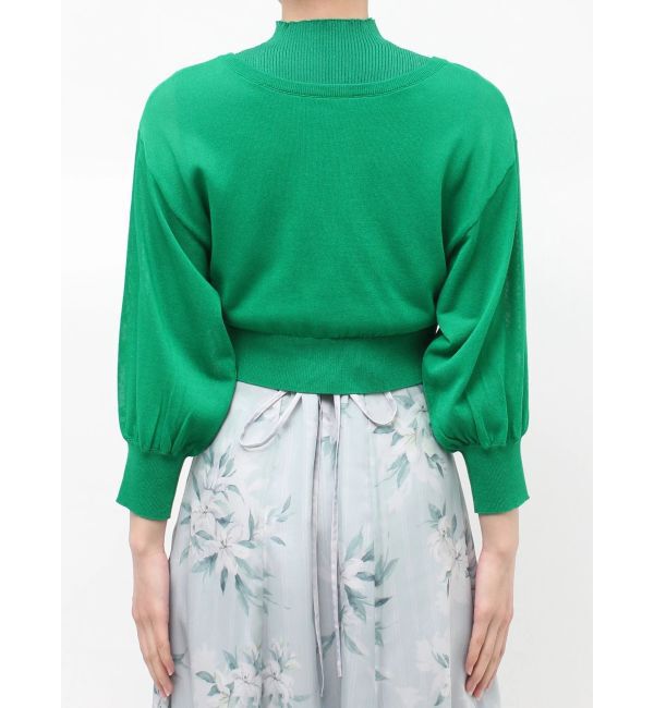 MERCURYDUO「2WAYシアーコンパクトカーディガン」|カーディガン|