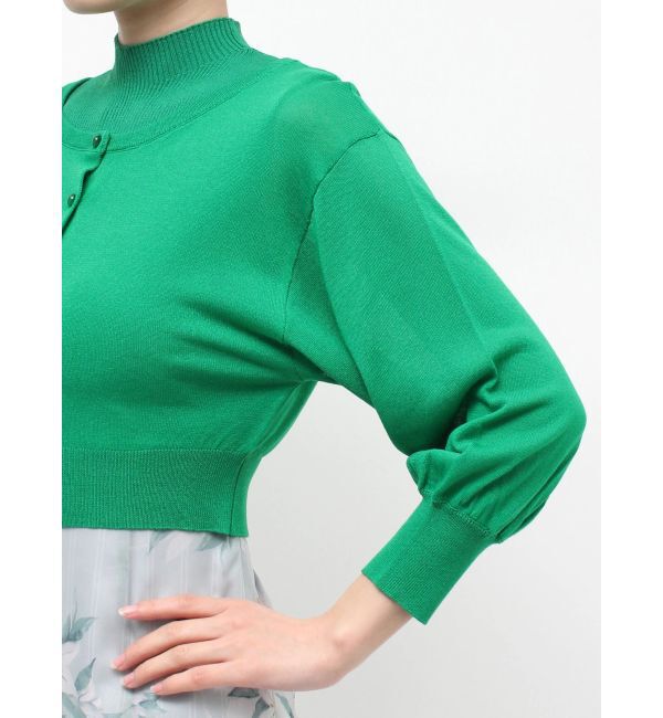 MERCURYDUO「2WAYシアーコンパクトカーディガン」|カーディガン|