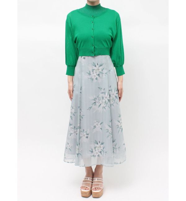 MERCURYDUO「2WAYシアーコンパクトカーディガン」|カーディガン|