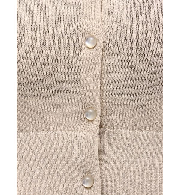 MERCURYDUO「2WAYシアーコンパクトカーディガン」|カーディガン|