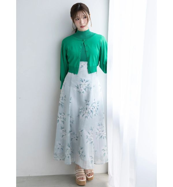 MERCURYDUO「2WAYシアーコンパクトカーディガン」|カーディガン|