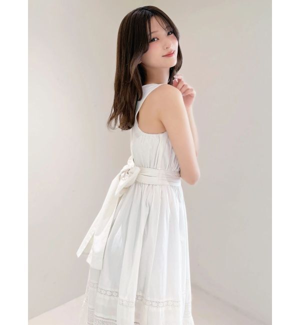 MERCURYDUO「ポプリンバックシャンワンピース」|ワンピース|