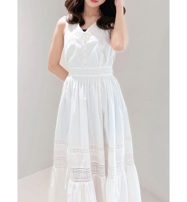 MERCURYDUO「ポプリンバックシャンワンピース」|ワンピース|