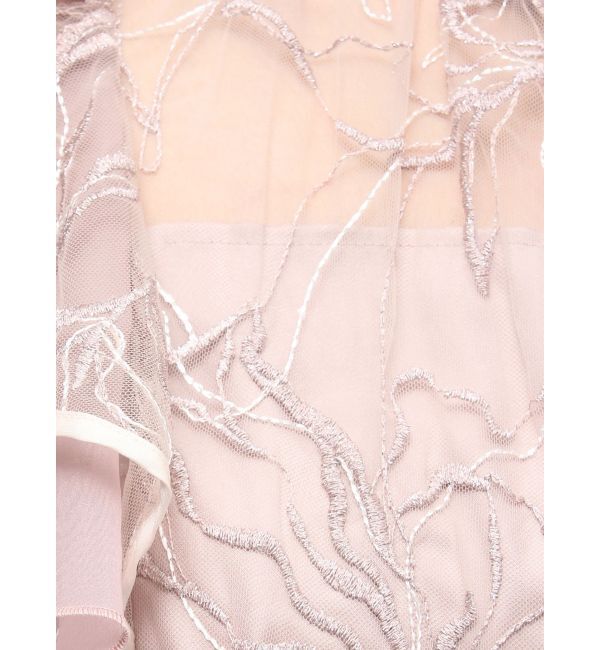 MERCURYDUO「エンブロイダリーラッフルワンピース」|ワンピース|