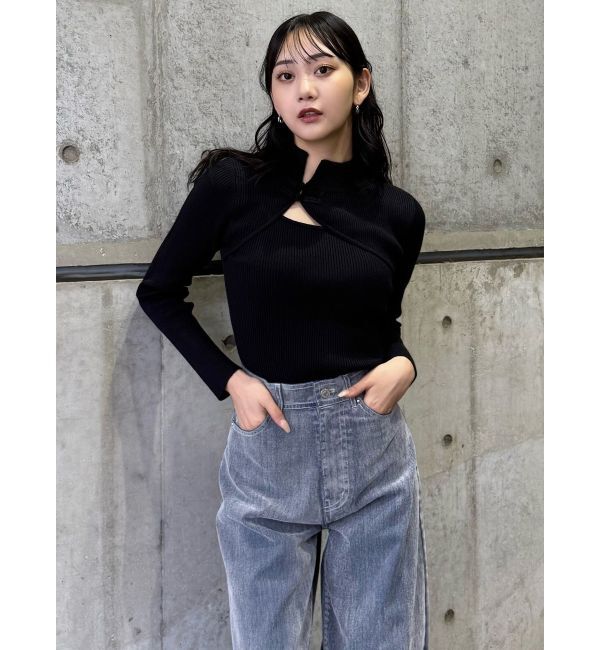 MURUA「チャイナタイトニット」|ニット・セーター|