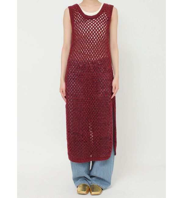 Ungrid「透かし編みニットワンピース」|ワンピース|