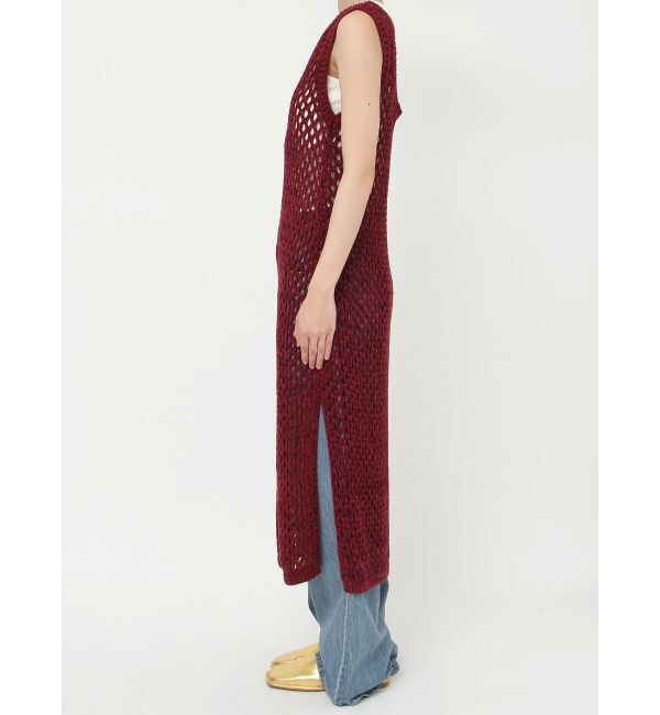 Ungrid「透かし編みニットワンピース」|ワンピース|