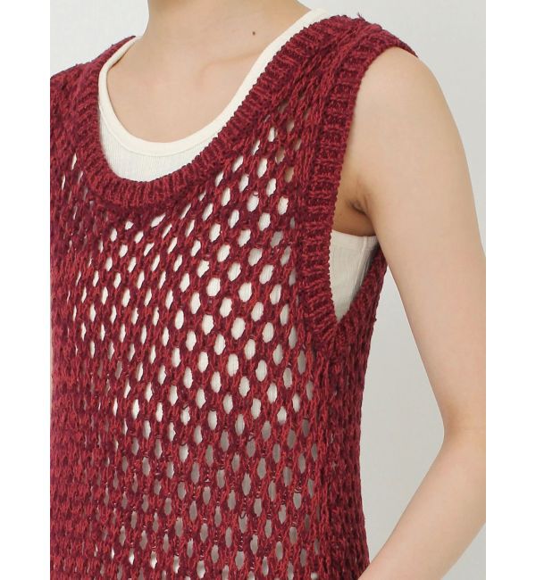 Ungrid「透かし編みニットワンピース」|ワンピース|