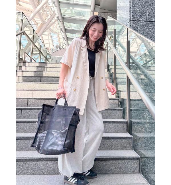 Ungrid「ハーフスリーブシャツジャケット」|シャツ・ブラウス|