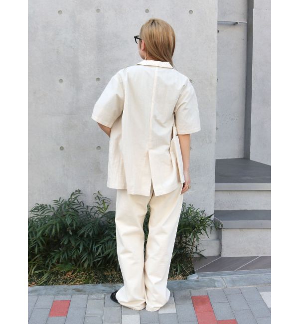 Ungrid「ハーフスリーブシャツジャケット」|シャツ・ブラウス|