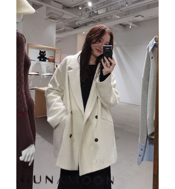 LAGUNAMOON「ネップツイードオーバージャケットコート」|その他|