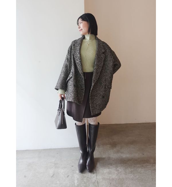 LAGUNAMOON「ネップツイードオーバージャケットコート」|その他|