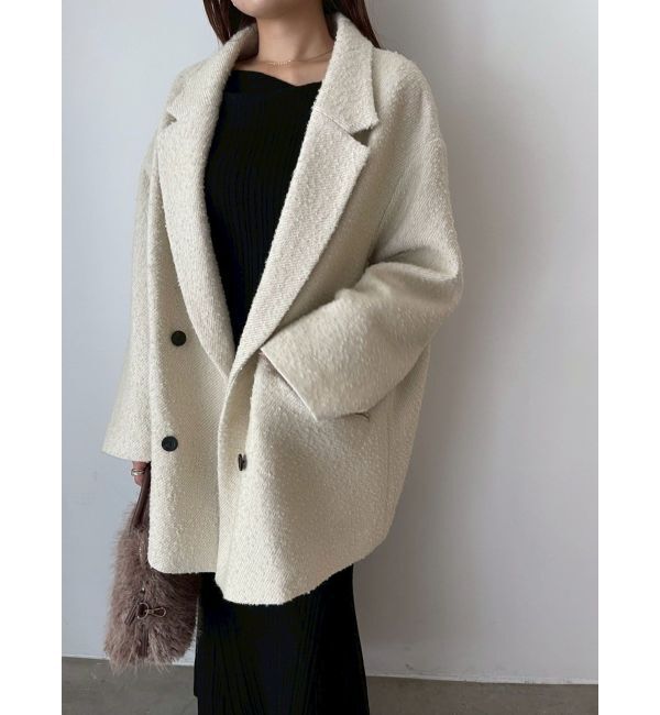 LAGUNAMOON「ネップツイードオーバージャケットコート」|その他|