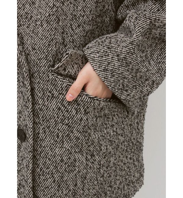 LAGUNAMOON「ネップツイードオーバージャケットコート」|その他|