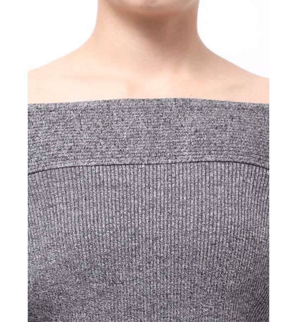 LAGUNAMOON「オフショルリブニットワンピース」|ワンピース|