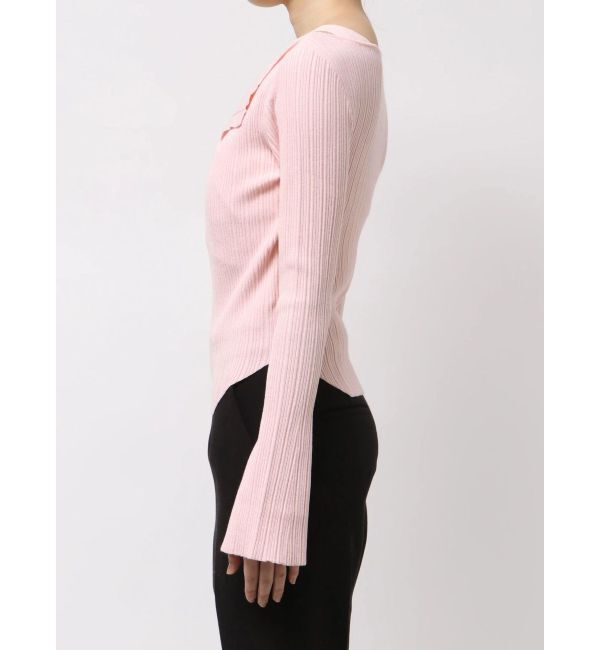 LAGUNAMOON「レイヤードライクリブニットプルオーバー」|ニット・セーター|