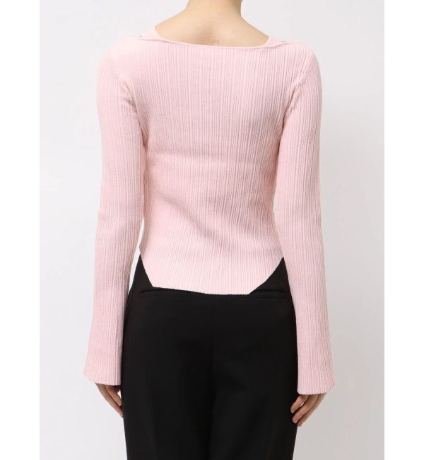 LAGUNAMOON「レイヤードライクリブニットプルオーバー」|ニット・セーター|