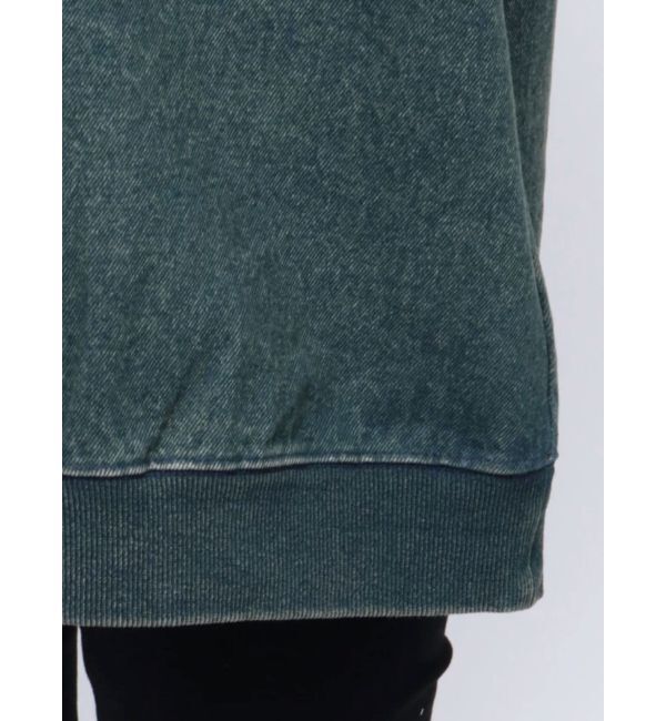 EVRIS「HEART PRINT DENIMトップス」|スウェット・ジャージ|