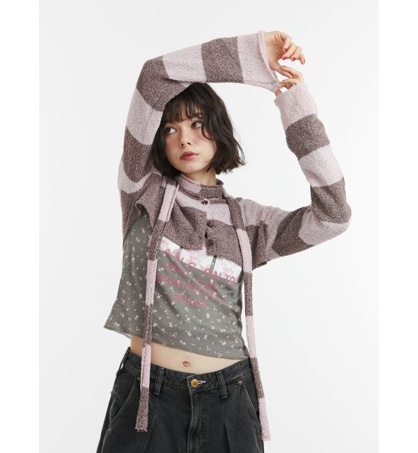 jouetie「ストールセットショートカーデ」|カーディガン|