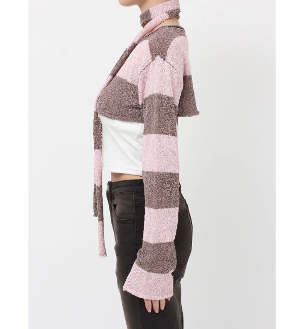 jouetie「ストールセットショートカーデ」|カーディガン|