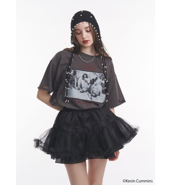 jouetie「【KevinCummins&times;jouetie】フォトダメージBIGTシャツ」|Tシャツ・カットソー|