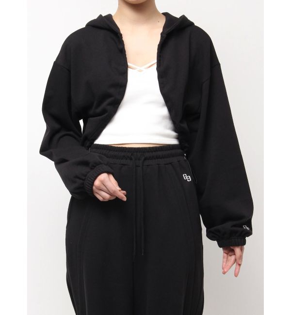 GYDA「GGショートスウェットボレロパーカー」|パーカー|