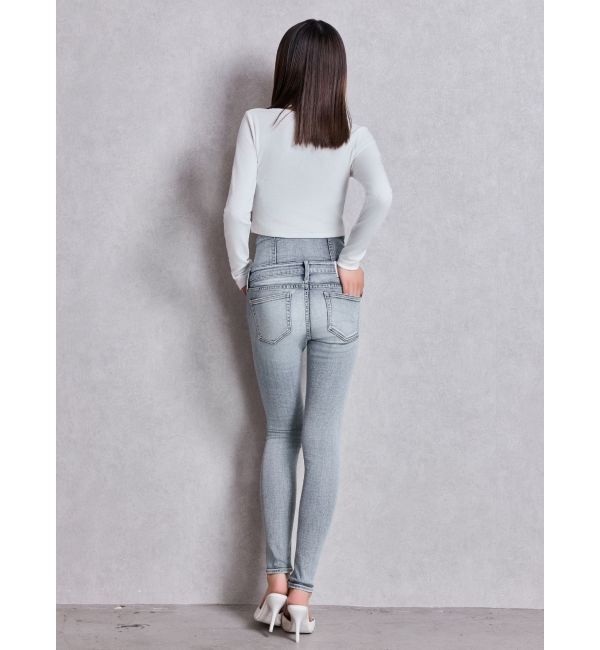 GYDA「フロントレースアップショートトップス」|Tシャツ・カットソー|