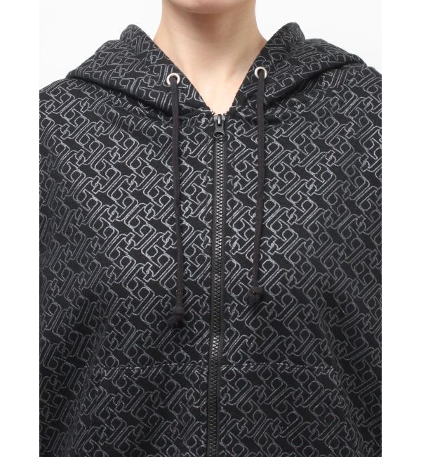 GYDA「GG chain glitter print BIGパーカー」|パーカー|