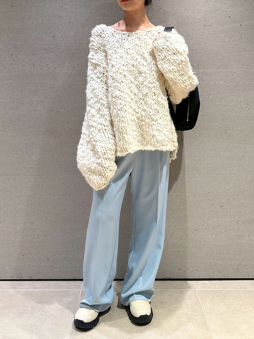 emmi atelier「emmiジャガードゴムタックパンツ」|チノ|