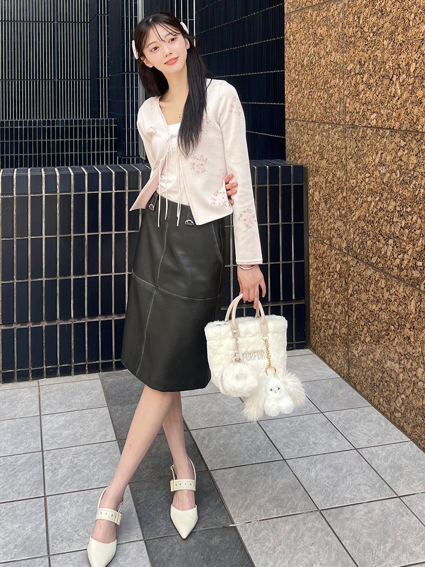 FURFUR「【限定カラー】エコファートートミニチャーム」|キーケース|