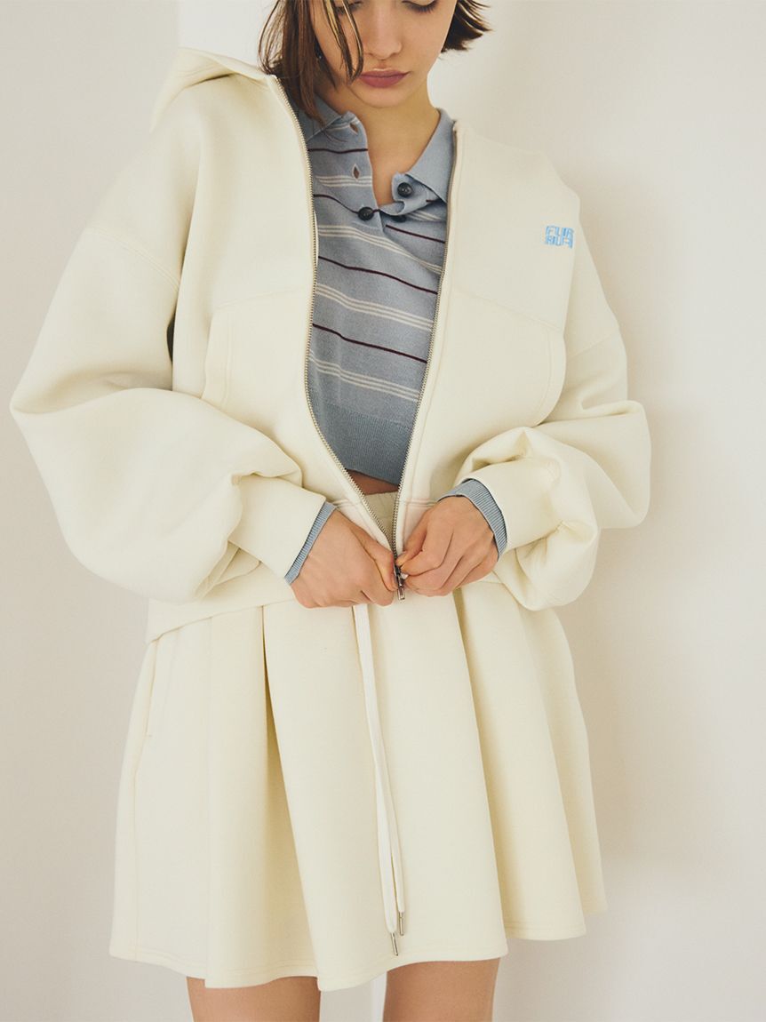 FURFUR「【WEB・一部店舗限定カラー】ポンチフレアミニスカート」|スカート|IVR