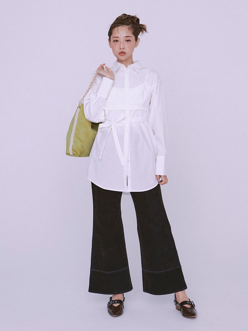 FURFUR「【WEB限定カラー】マテリアル巾着バッグ」|トートバッグ|