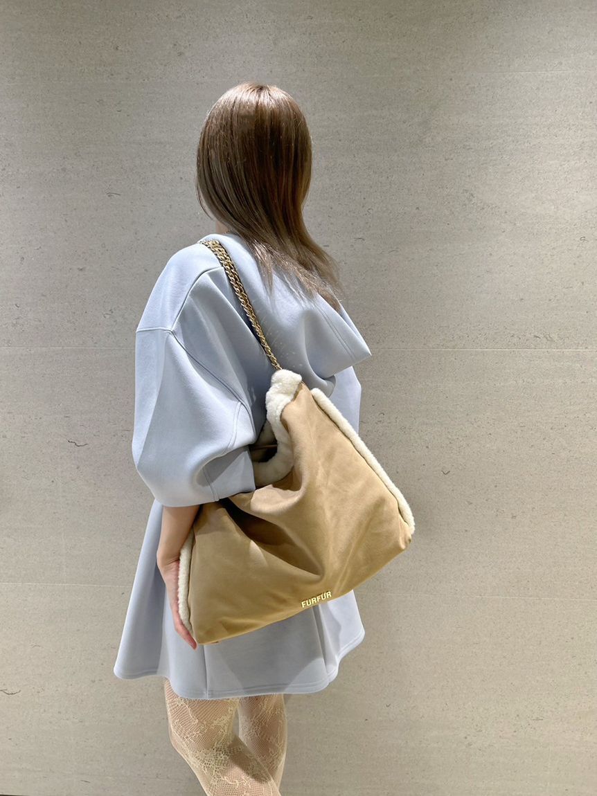 FURFUR「【WEB限定カラー】マテリアル巾着バッグ」|トートバッグ|