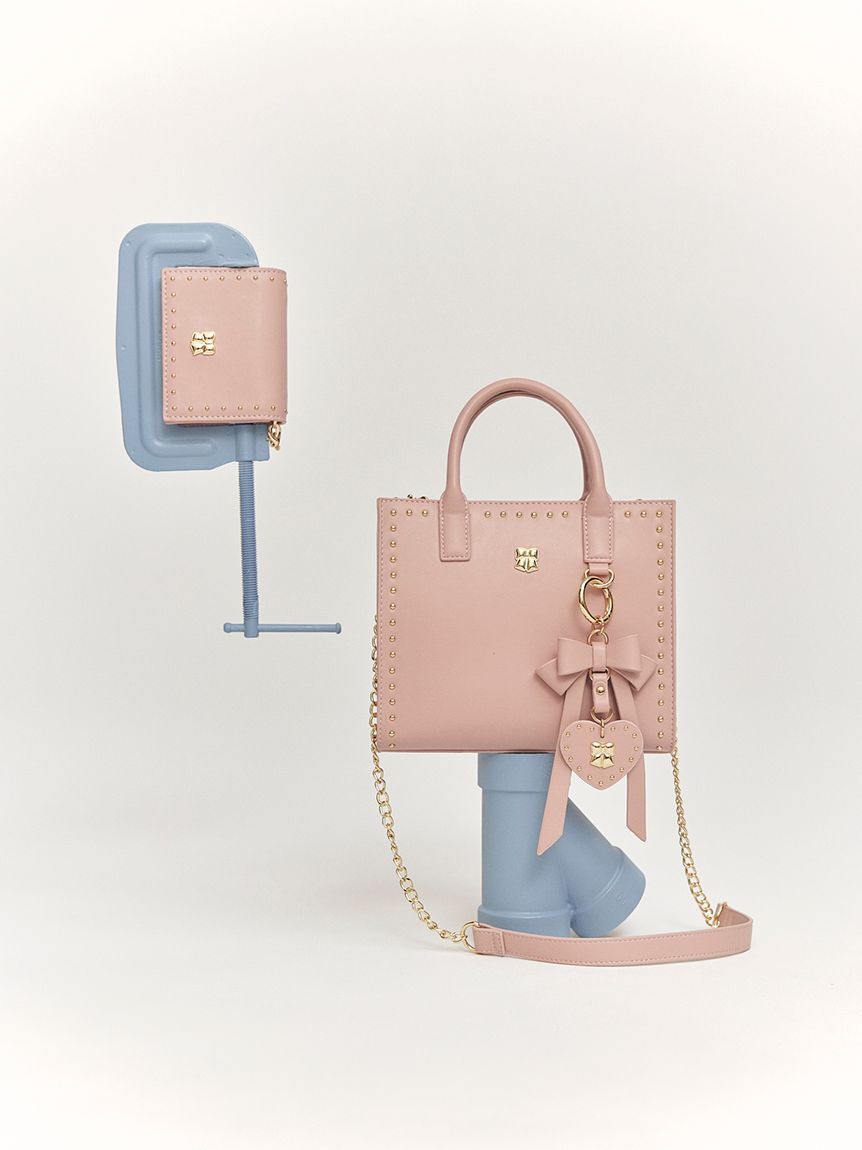 FURFUR「【限定カラー】リボンカシメバッグチャーム」|キーケース|